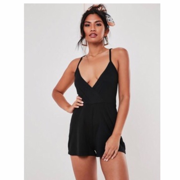 Missguided Pants - NWT Missguided black romper